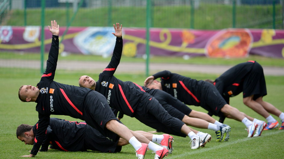 PIŁKA NOŻNA EURO 2012 POLSKA TRENING