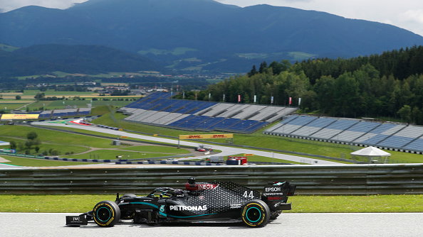 F1: Lewis Hamilton (Mercedes) na torze Red Bull Ring w Spielberg