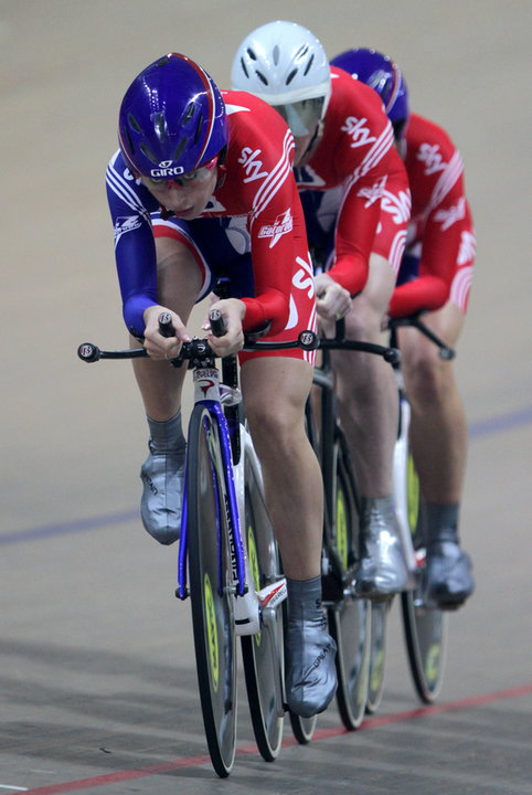 Katie Colclough, Wendy Houvenaghel, Laura Trott