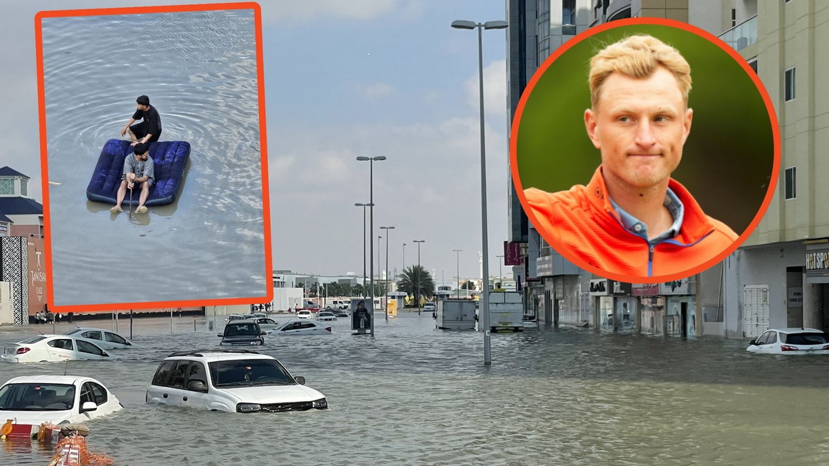 Powódź w Dubaju, Adrian Meronk