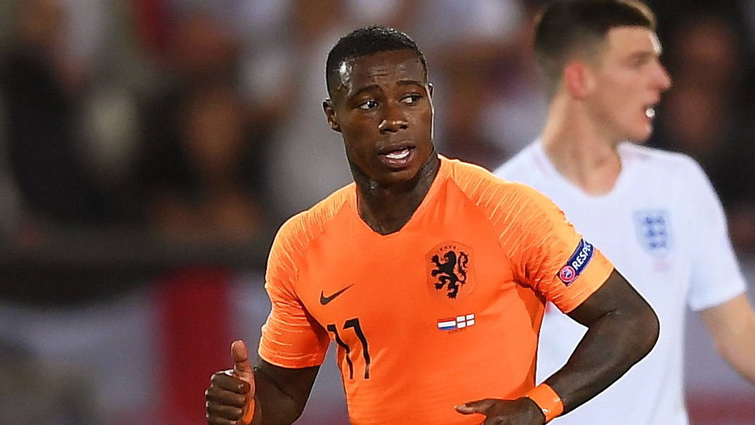 Quincy Promes w barwach reprezentacji Holandii