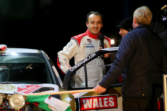 Robert Kubica w 2013 roku na FIA World Rally Championship Great Britain