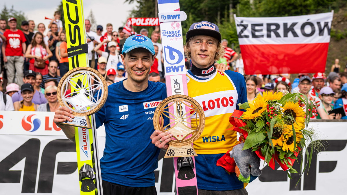 Kamil Stoch i Dawid Kubacki 