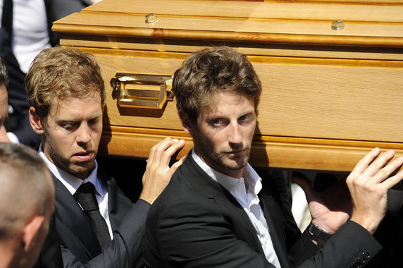 FRANCE FORMULA ONE BIANCHI (Jules Bianchi Funeral Service in Nice)