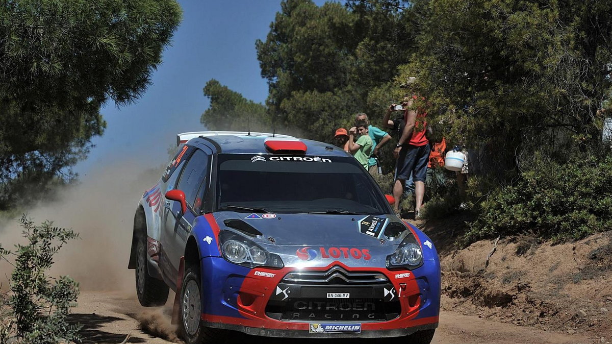 Robert Kubica w Citroenie DS3 RRC