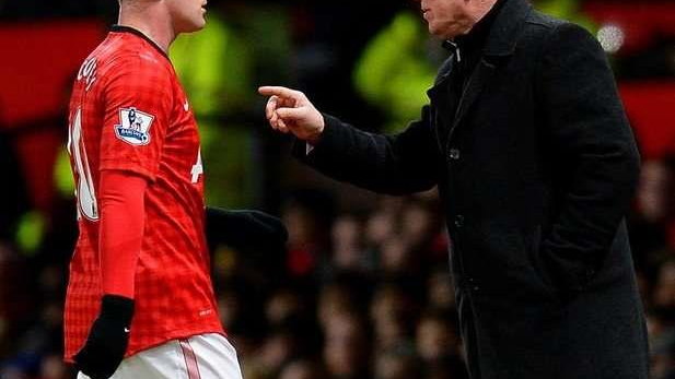 Manchester United - Southampton Alex Ferguson i Wayne Rooney