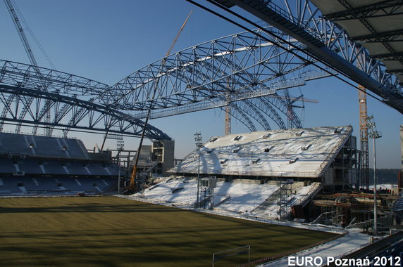 Budowa stadionu w Poznaniu na Euro 2012 (fot. Euro Poznań 2012)