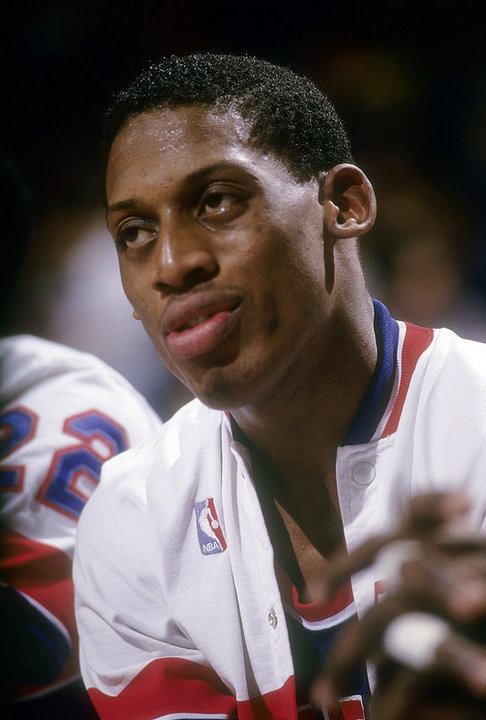 Dennis Rodman w 1987 roku