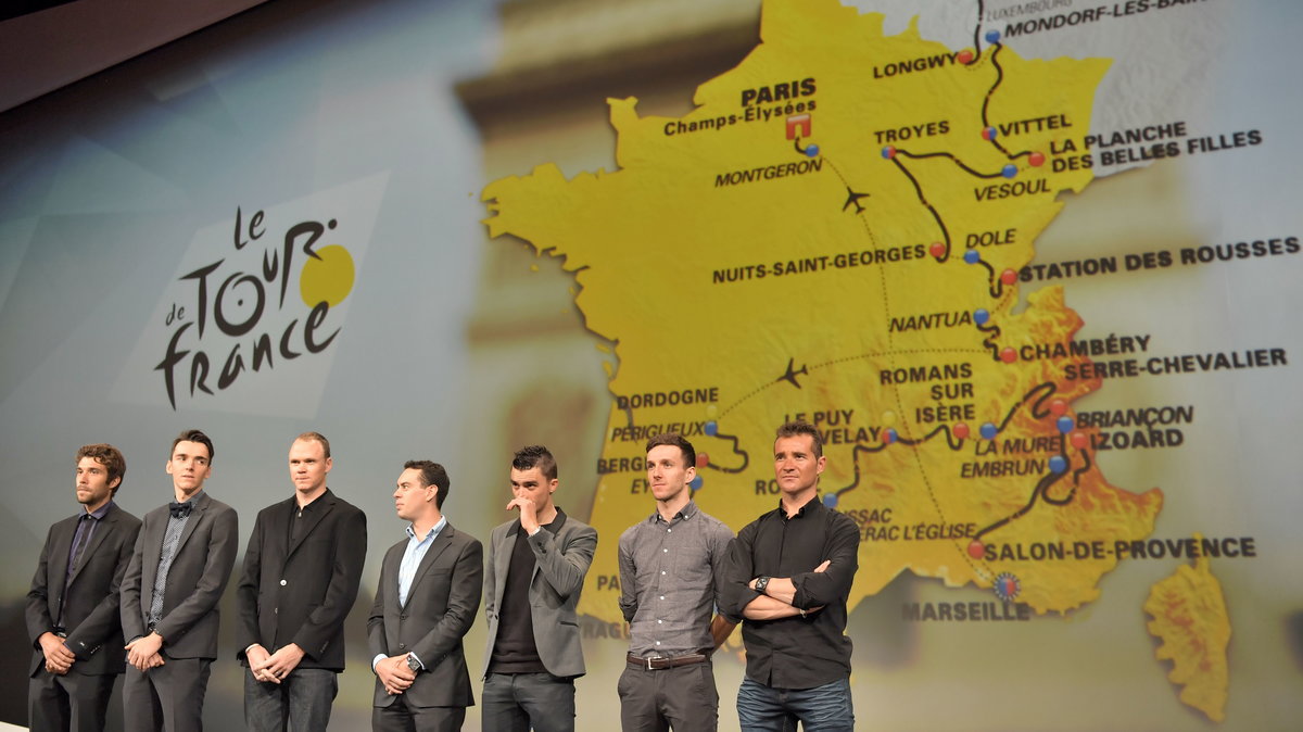 Chris Froome i prezentacja trasy Tour de France 2017
