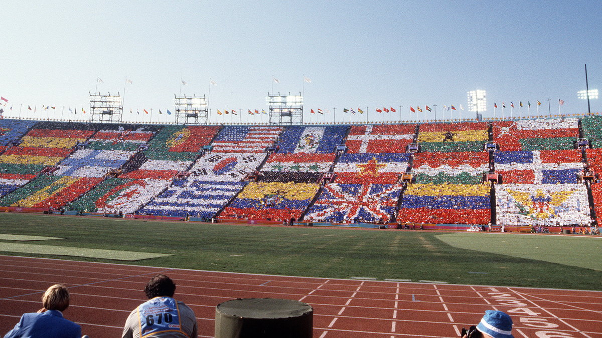 Ceremonia otwarcia igrzysk olimpijskich w Los Angeles