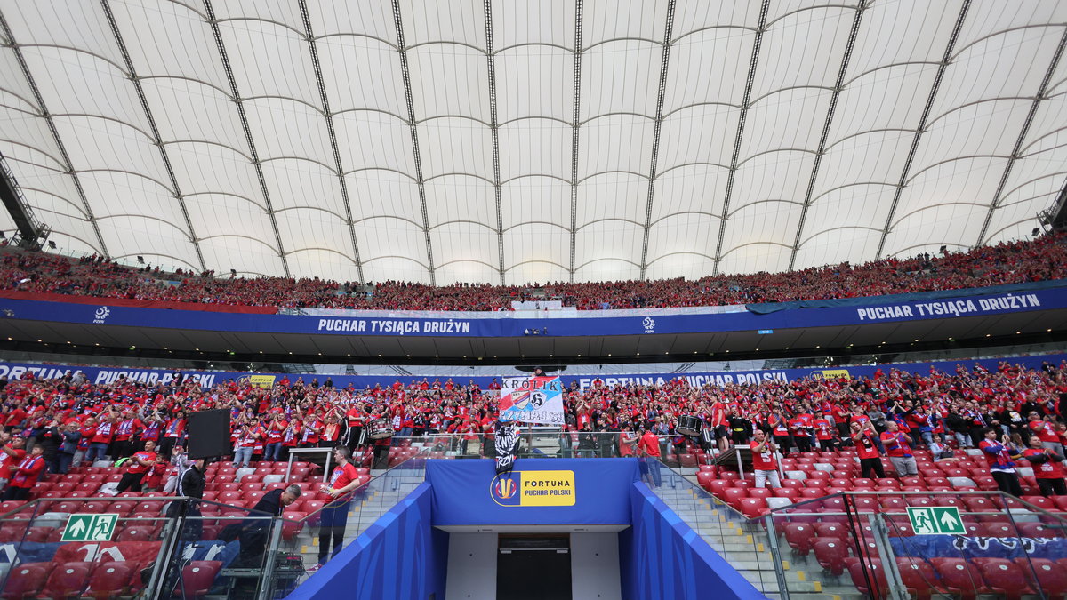 W ostatnim finale Raków przegrał po karnych z Legią. Wiadomo, że w tym sezonie taki finał się nie powtórzy