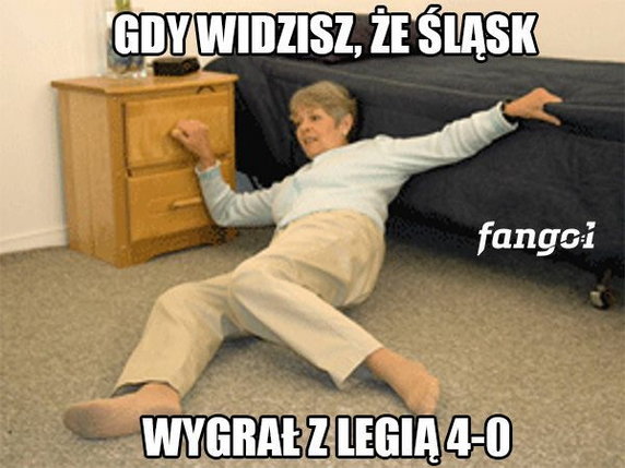 Memy po meczu Śląsk Wrocław — Legia Warszawa