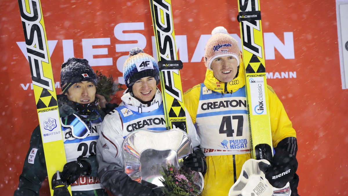 Daiki Ito, Kamil Stoch i Severin Freund