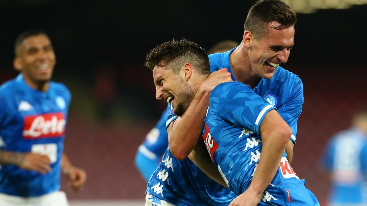 Arkadiusz Milik i Dries Mertens