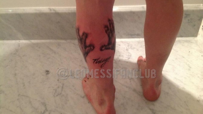 Nowy tatuaż Lionela Messiego