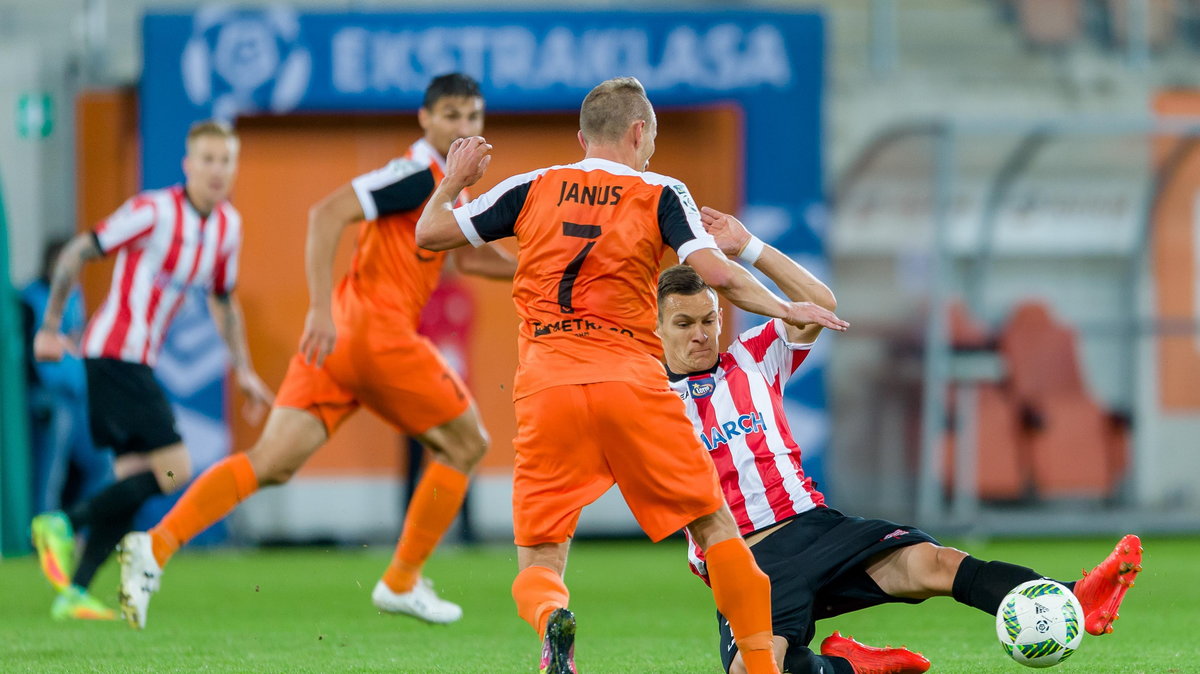 Pilka nozna. Ekstraklasa. Zaglebie Lubin - Cracovia. 24.09.2016