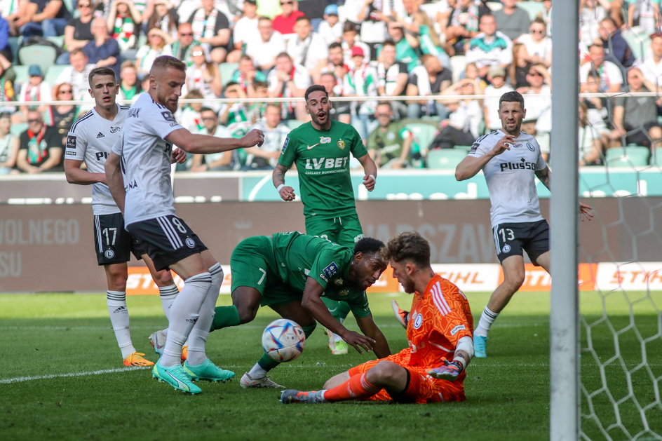 Legia w ostatnim meczu ze Śląskiem wygrała 3:1 w 34. kolejce poprzedniego sezonu