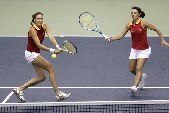 TENIS ZIEMNY FED CUP POLSKA HISZPANIA JANS ROSOLSKA LLAGOSTERA-V