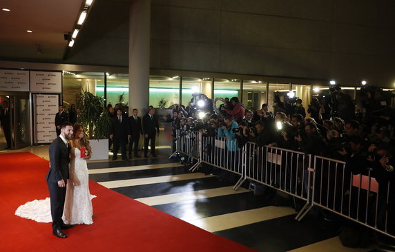 ARGENTINA SOCCER MESSI (Wedding of Argentinian soccer player Lionel Messi and Antonella Roccuzzo in Rosario)