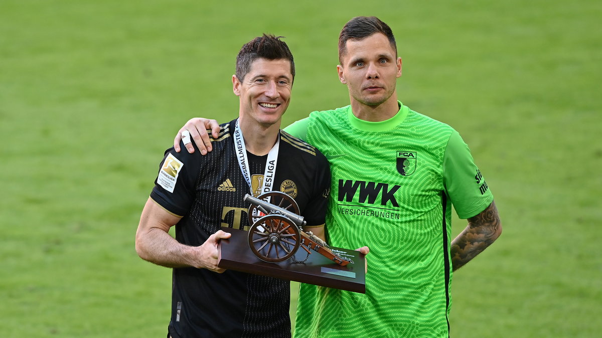 Rafał Gikiewicz i Robert Lewandowski