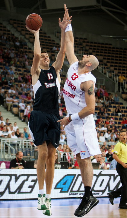 Marcin Gortat z prawej