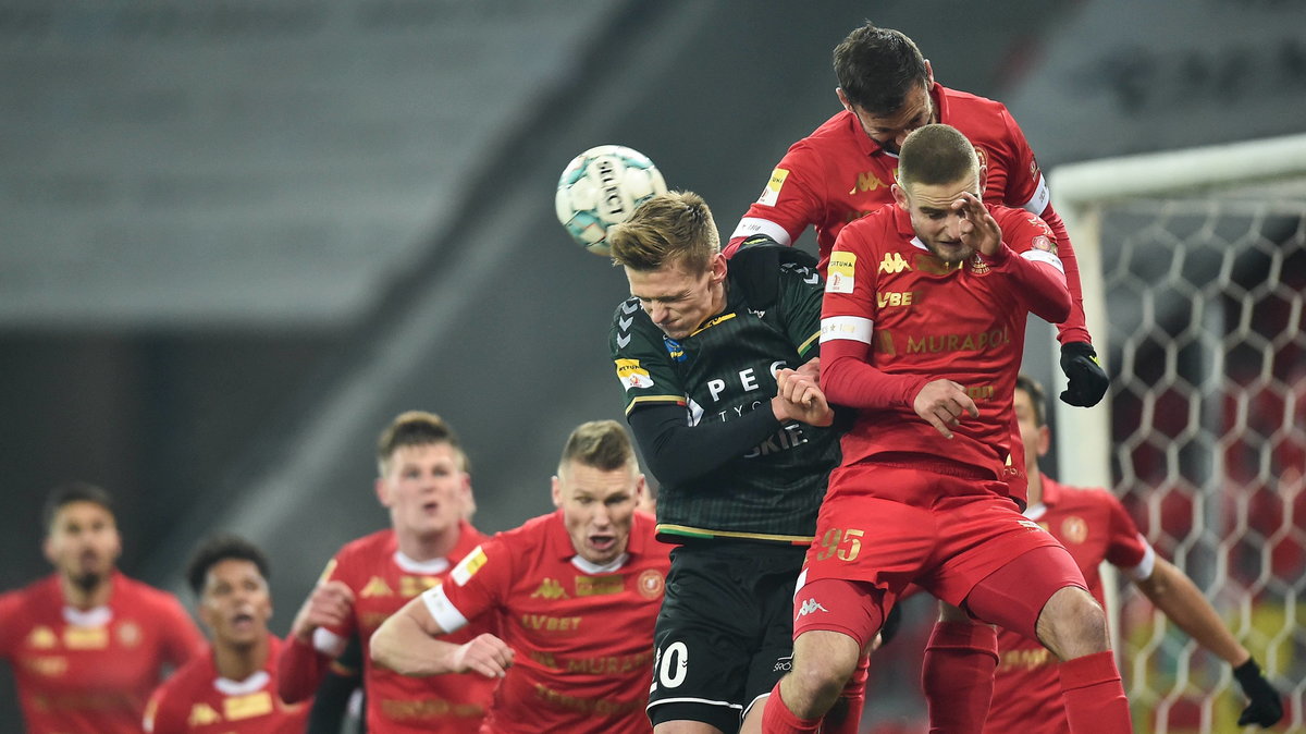 Pilka nozna. Fortuna I liga. GKS Tychy - Widzew Lodz. 03.12.2020