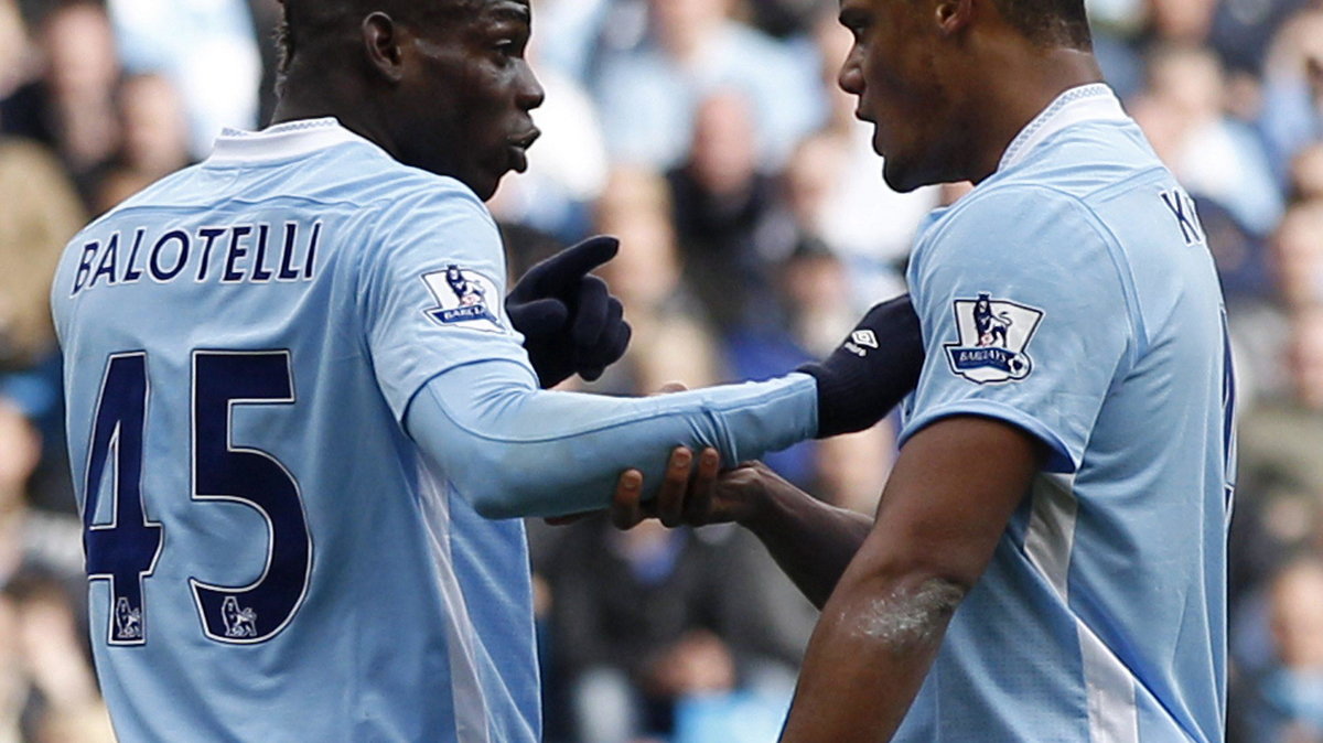 Mario Balotelli i Vincent Kompany,