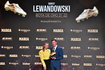 Robert Lewandowski z żoną Anną