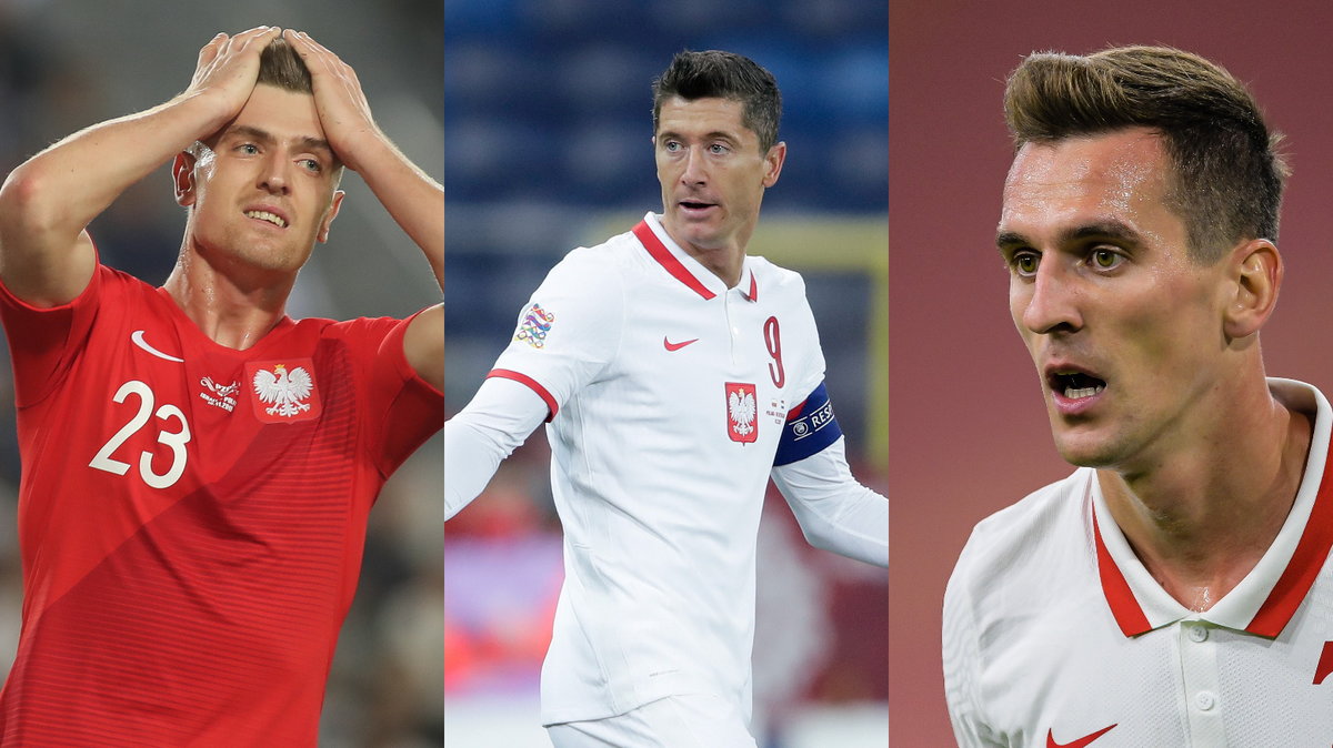 Krzysztof Piątek, Robert Lewandowski i Arkadiusz Milik