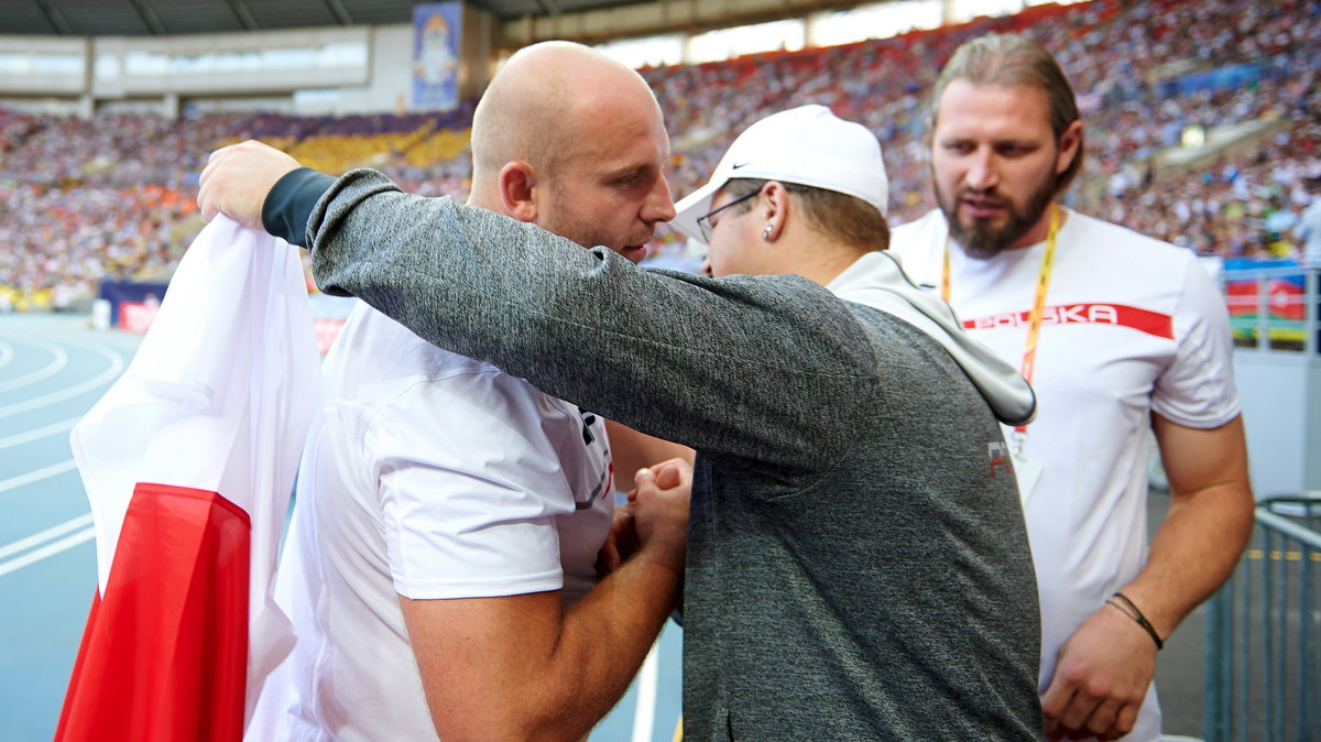 Od lewej: Piotr Małachowski, Paweł Fajdek i Tomasz Majewski