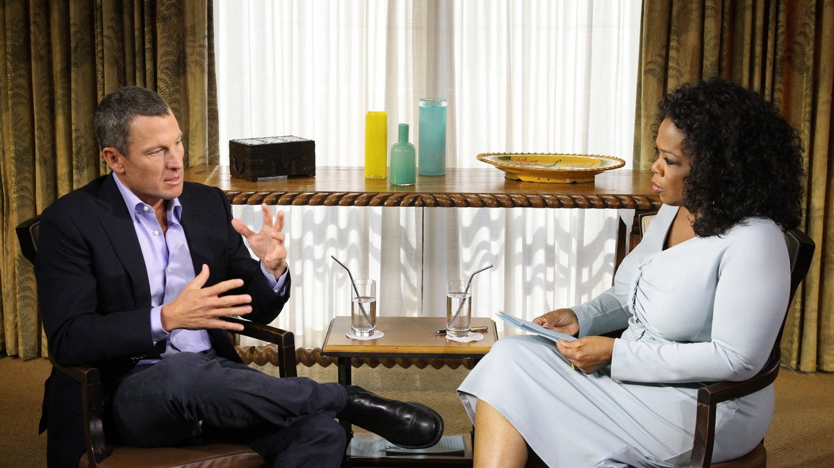 Lance Armstrong i Oprah Winfrey