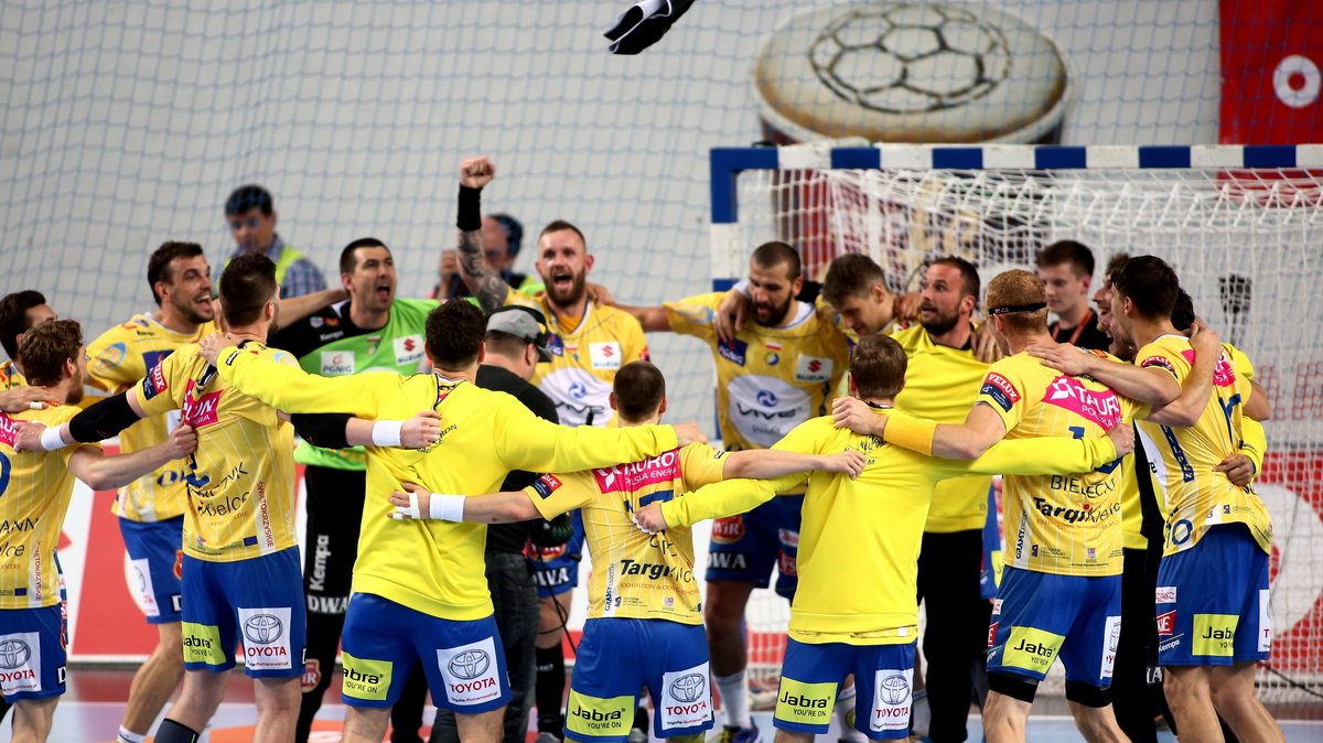 PIŁKA RĘCZNA LIGA POLSKA FINAŁ ORLEN WISŁA VIVE TAURON (Radość Vive Tauron Kielce)