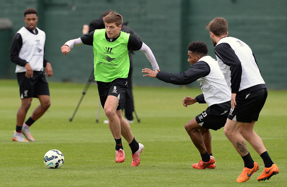 Steven Gerrard i Jerome Sinclair