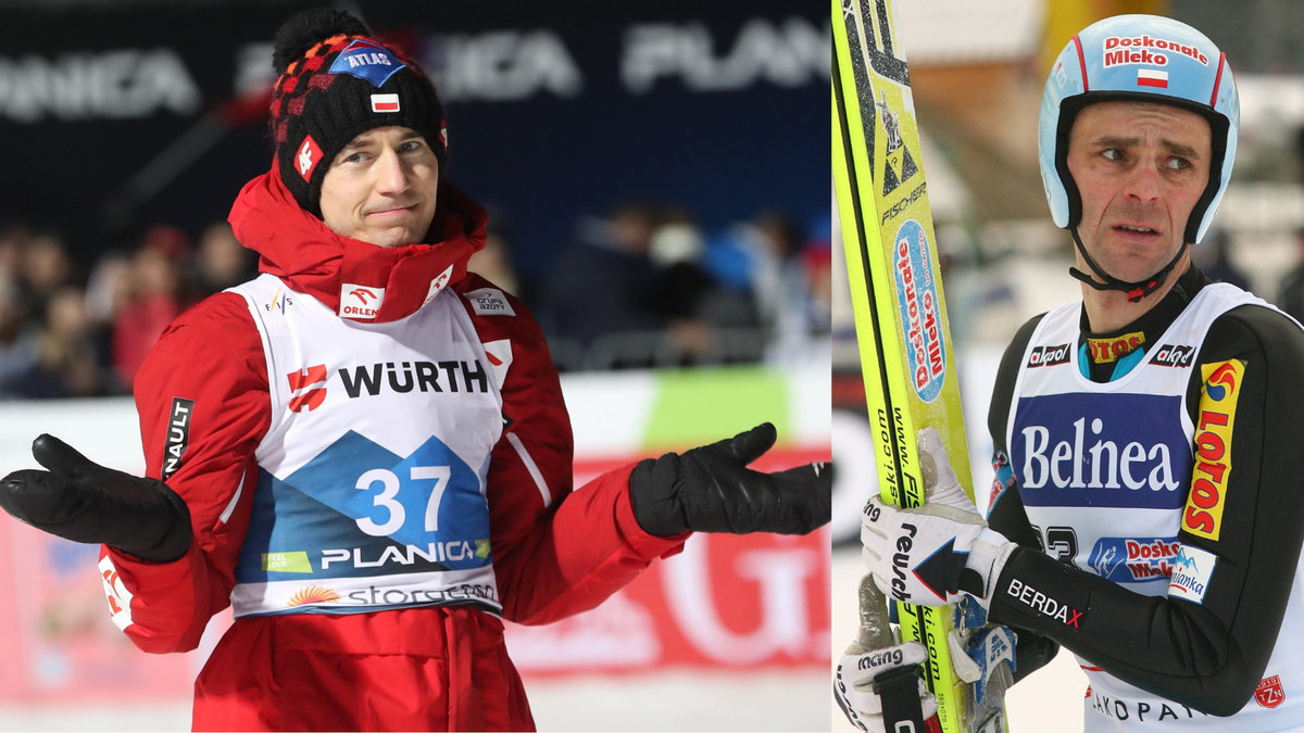 Kamil Stoch i Robert Mateja