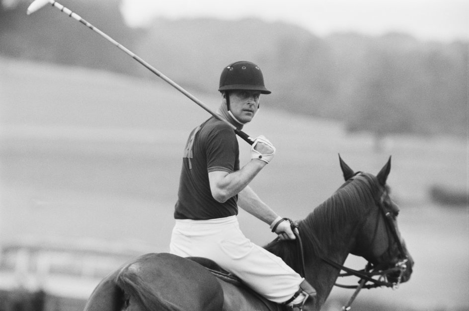 Książę Filip podczas gry w polo