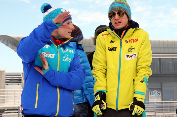 ZAKOPANE SKOKI NARCIARSKIE KADRA TRENING (Kacper Skrobot Kamil Stoch )