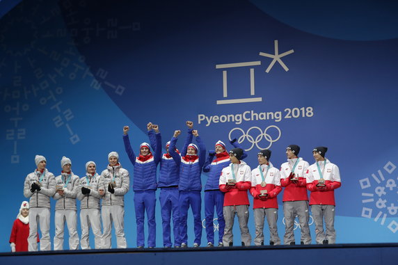 18220040 - ZIO PYEONGCHANG 2018 SKOKI NARCIARSKIE (Kamil Stoch, Dawid Kubacki, Stefan Hula Maciej Kot)