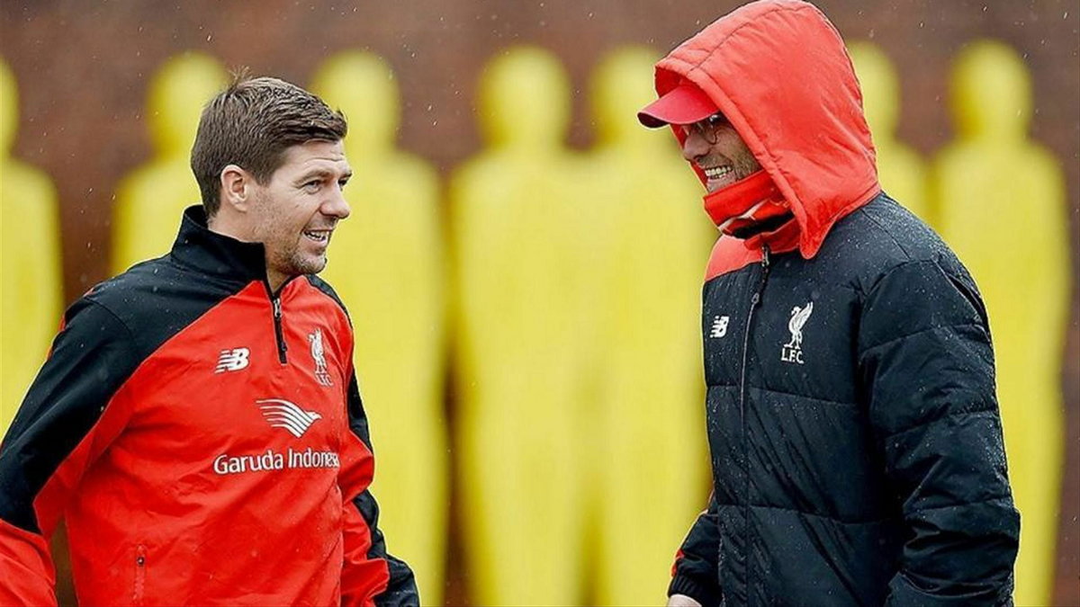 Steven Gerrard i Juergen Klopp