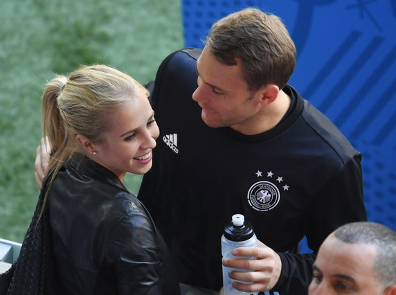 Manuel Neuer i Nina Weiss