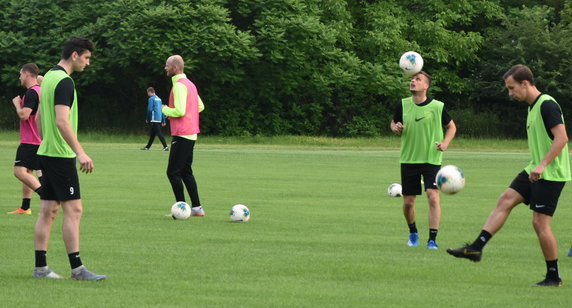 Pierwszy trening Sławomira Peszki w Wieczystej Kraków