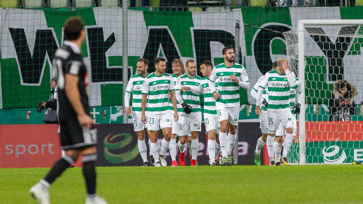 Pilka nozna. Ekstraklasa. Lechia Gdansk - Wisla Plock. 18.11.2017