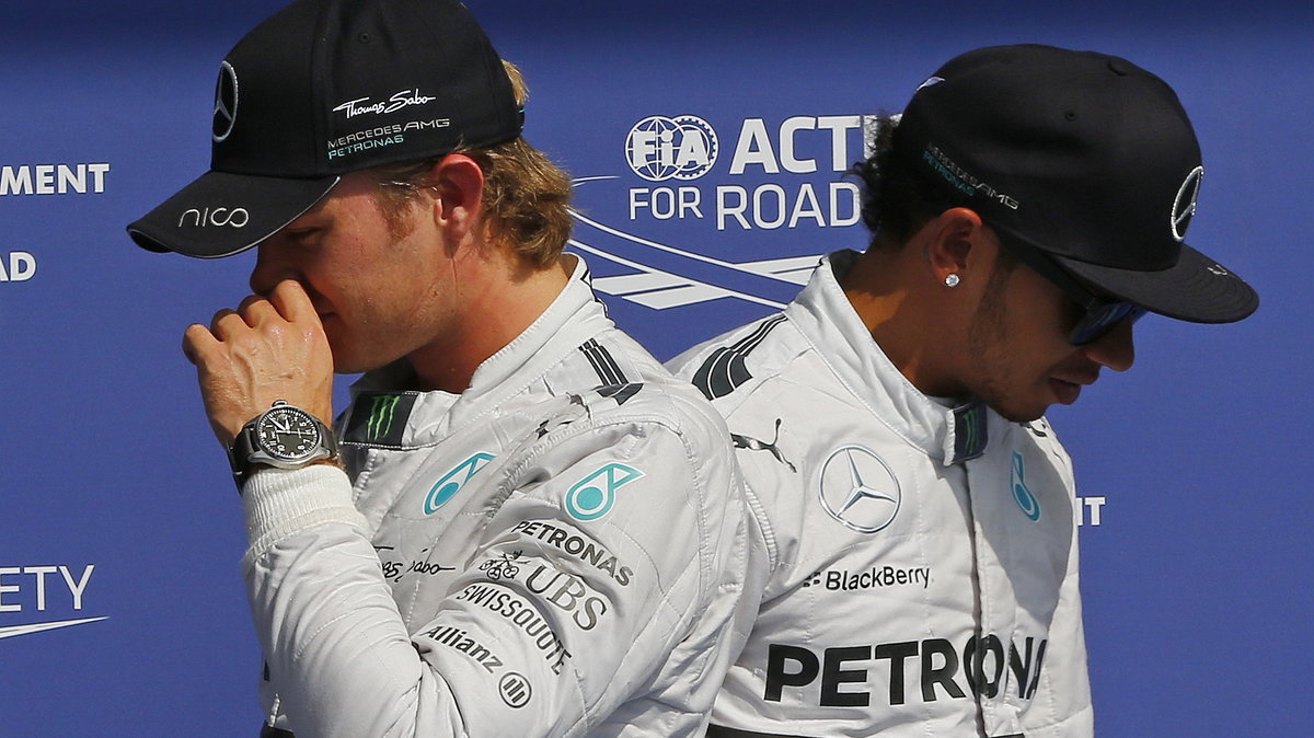 Nico Rosberg i Lewis Hamilton 