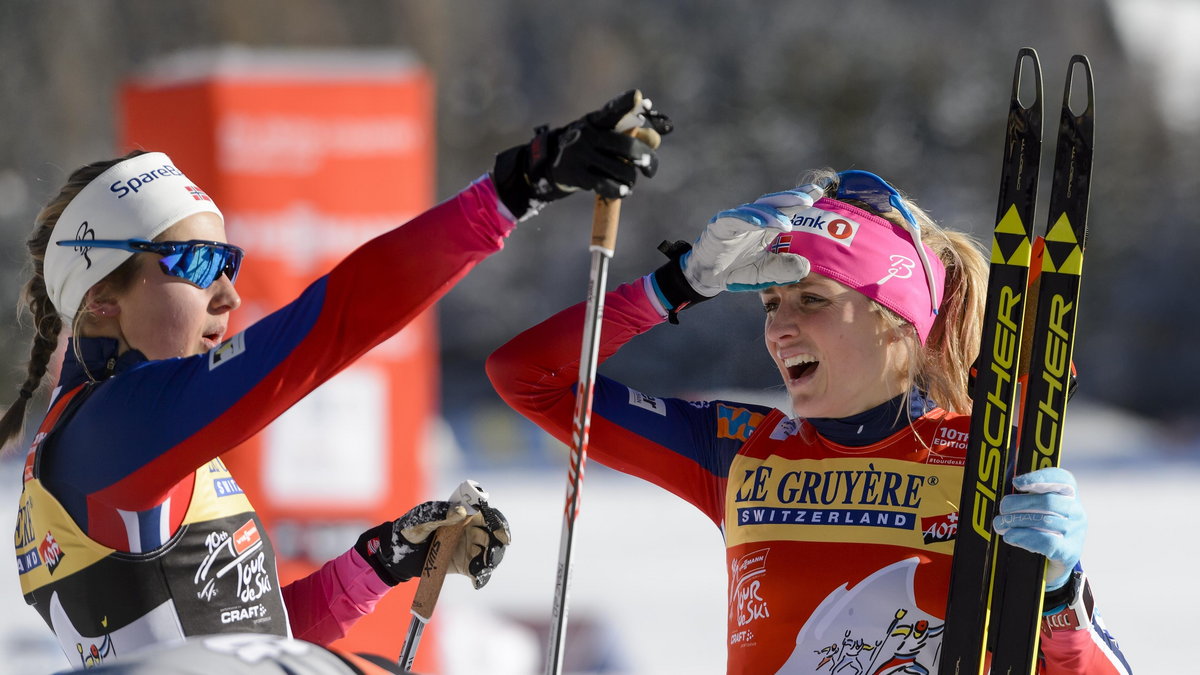 Ingvild Flugstad i Therese Johaug