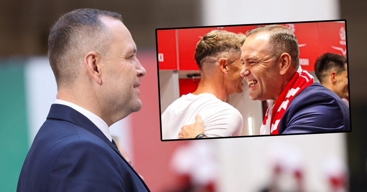 Karol Nawrocki pojawił się w szatni Polaków. Miał istotny powód