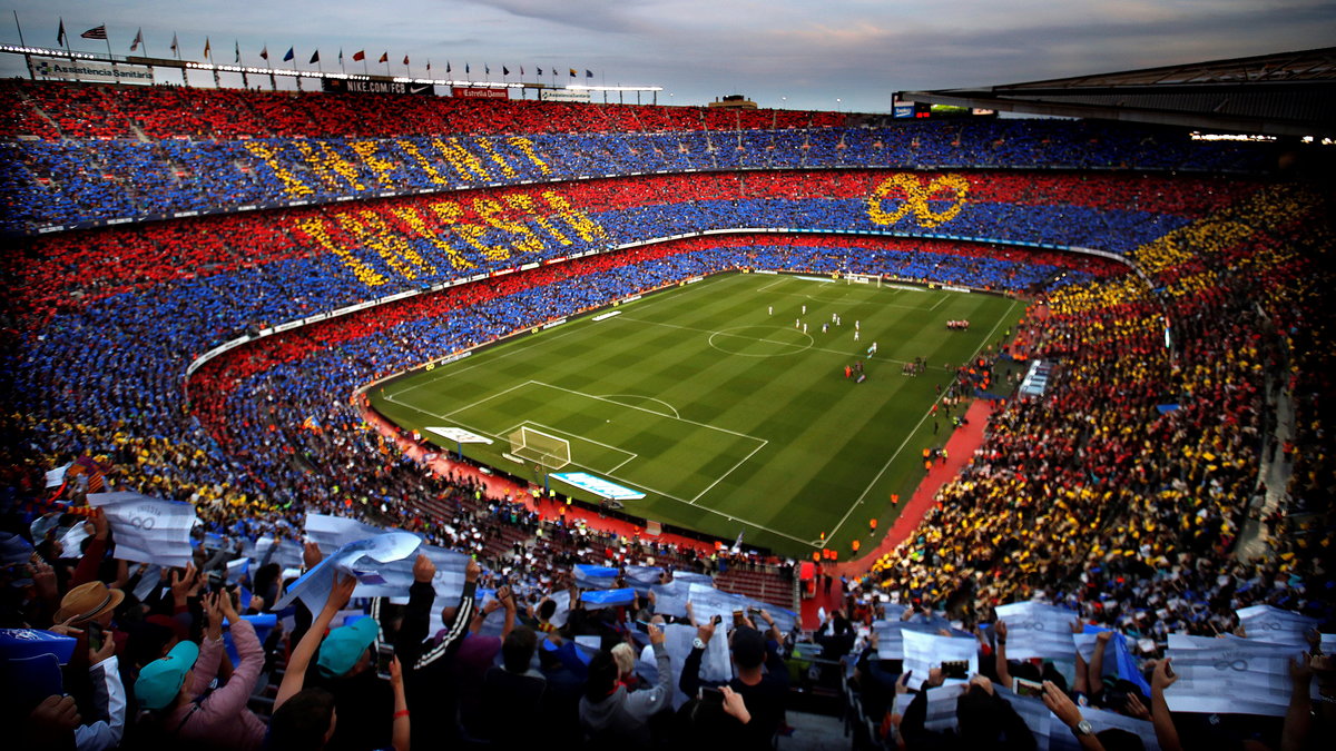 Camp Nou w Barcelonie