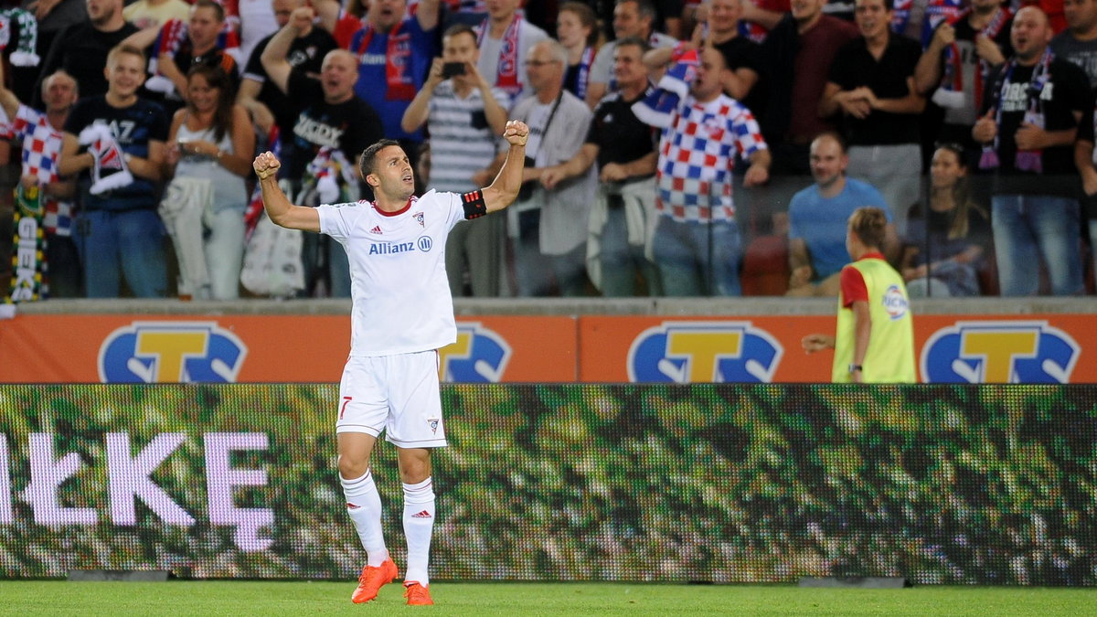 Pilka nozna. Ekstraklasa. Gornik Zabrze - Wisla Krakow. 29.07.2017