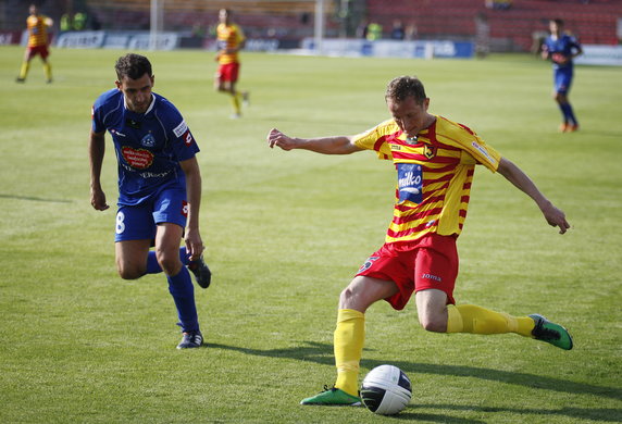 PIŁKA NOŻNA LIGA POLSKA JAGIELLONIA BIAŁYSTOK RUCH CHORZÓW