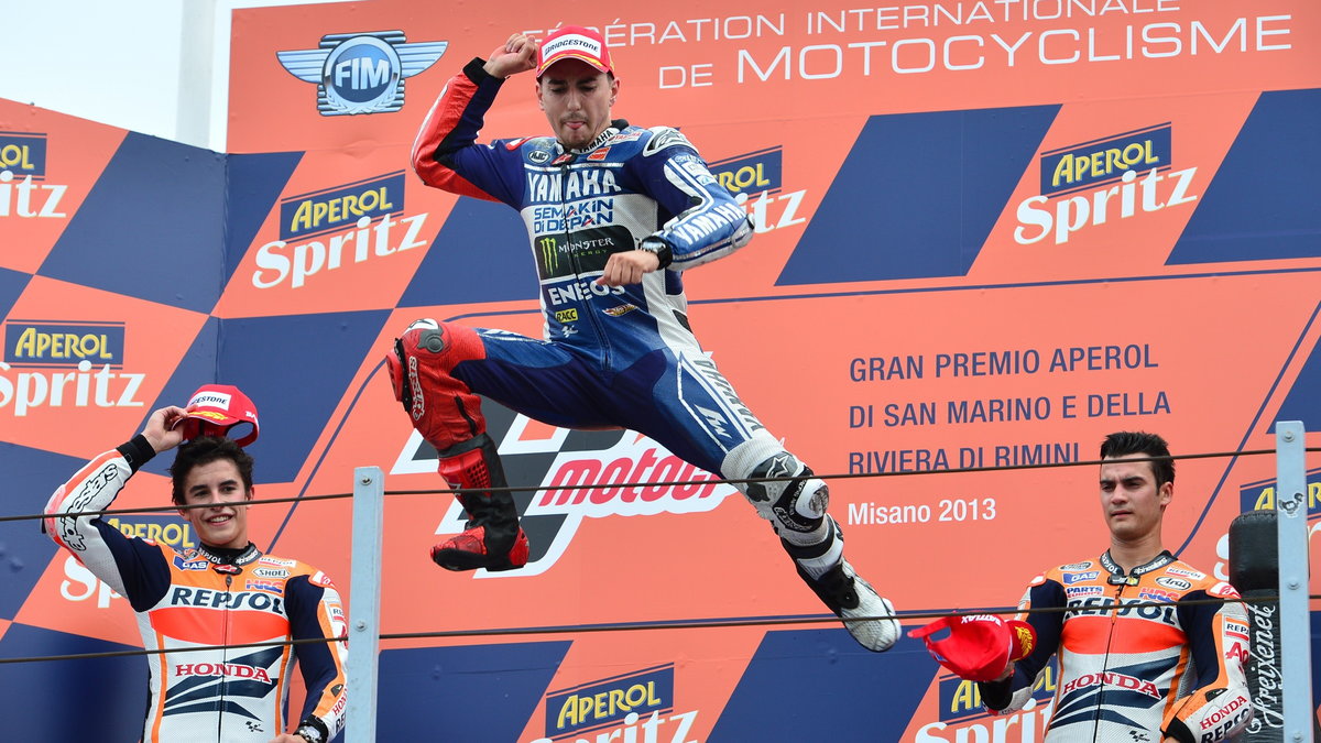 Jorge Lorenzo (w środku)