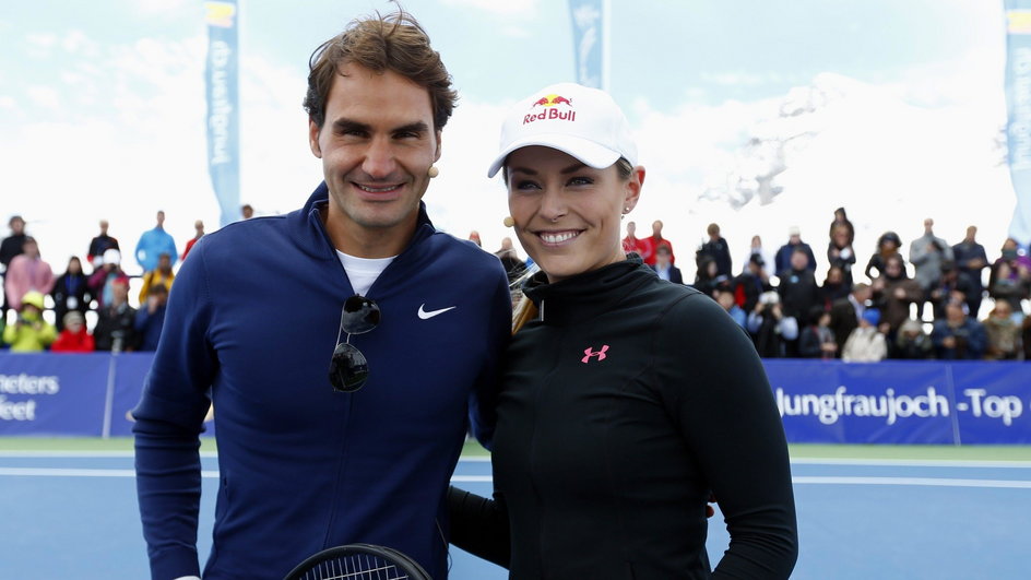 Roger Federer i Lindsey Vonn 