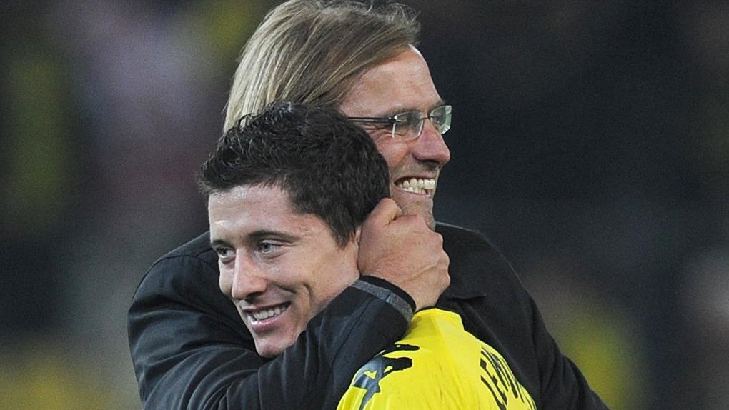 Juergen Klopp i Robert Lewandowski 